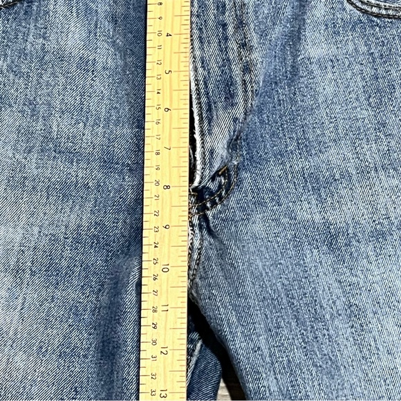 Levi’s 516 Straight Leg Jeans Men’s fits 36x28 Blue Faded Distressed Classiccore - Picture 10 of 15